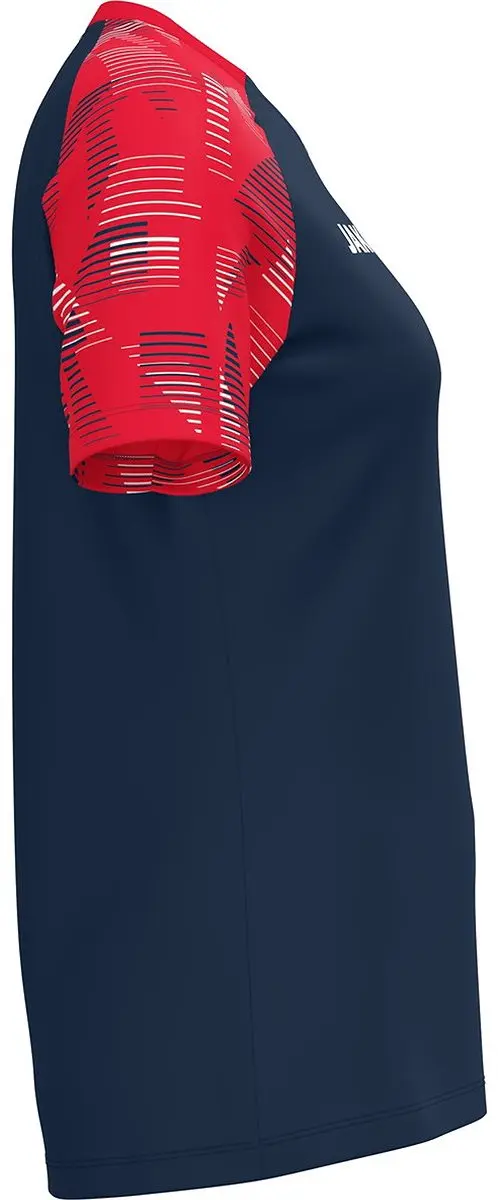JAKO Sonic T-Shirt Dames 34/36 - Marine/Rood