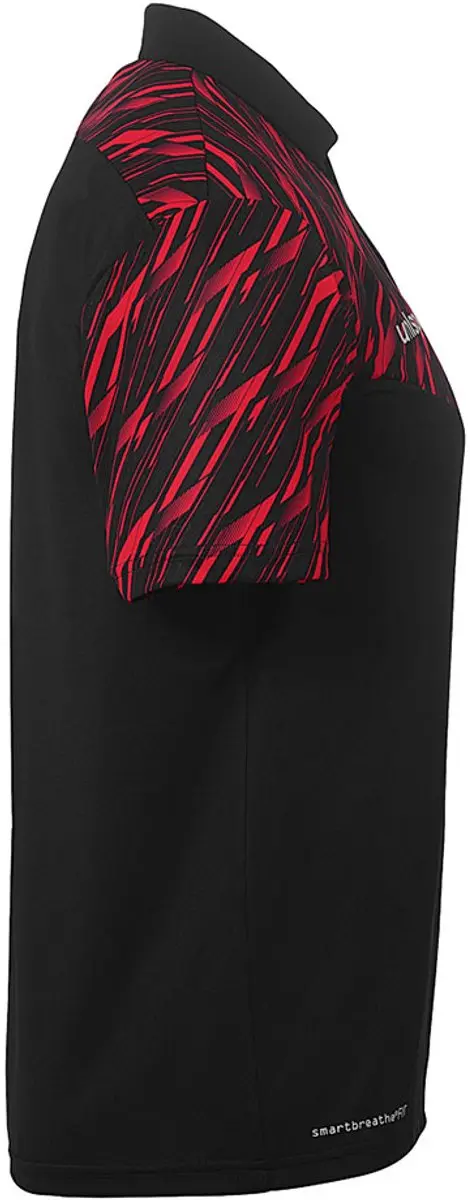 Uhlsport Progressive 28 Poloshirt - Schwarz/Rot 4XL