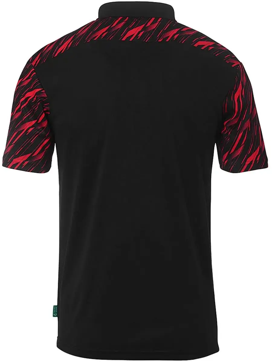 Uhlsport Progressive 28 Poloshirt - Schwarz/Rot 4XL