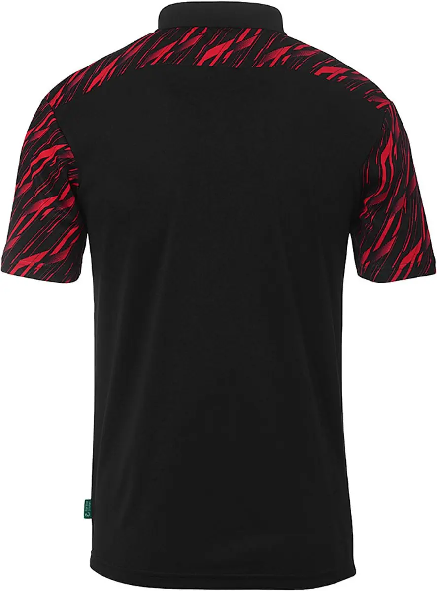 Uhlsport Progressive 28 Poloshirt - Schwarz/Rot 4XL