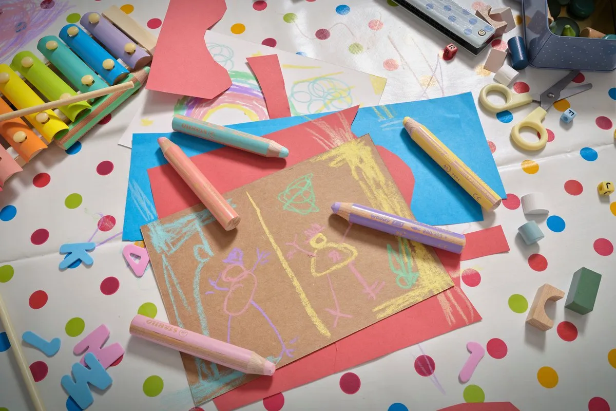 STABILO Woody 3 in 1 Pastel Pastelpotloden - 6 Stuks