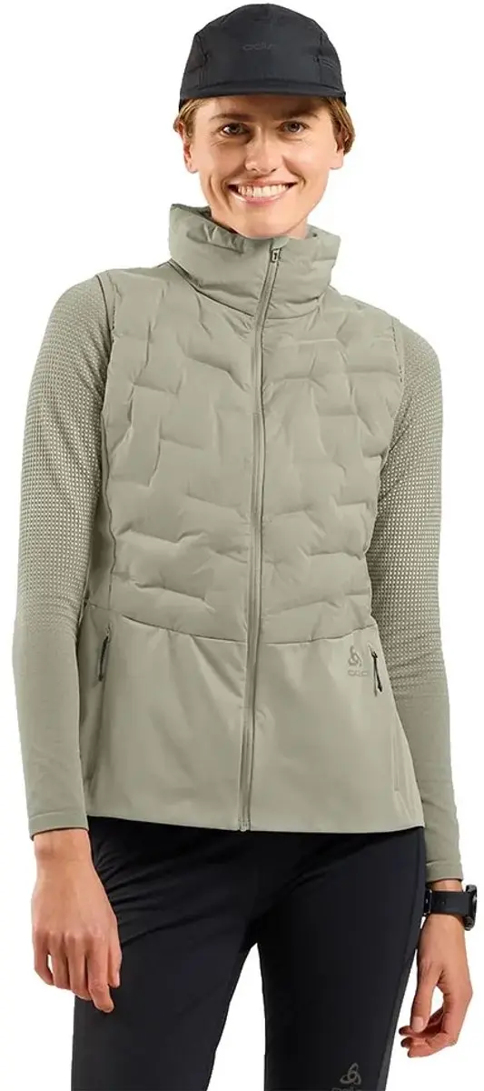 Odlo Zeroweight Insulator Vest Groen S Vrouw