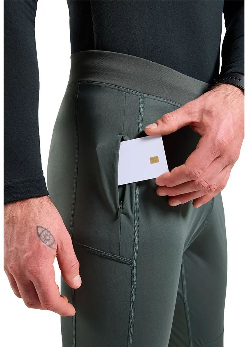 ODLO Zeroweight Warm Reflective Leggings - S - Groen