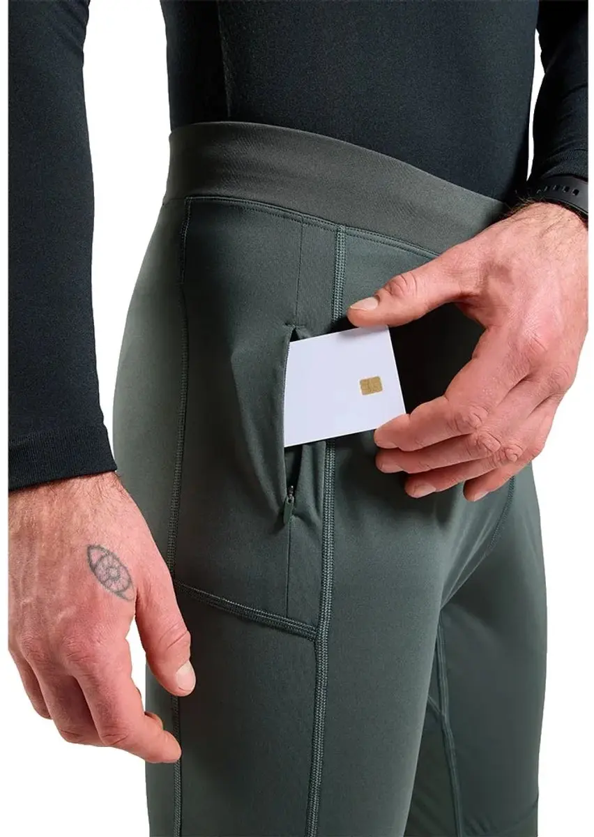 ODLO Zeroweight Warm Reflective Leggings - S - Groen