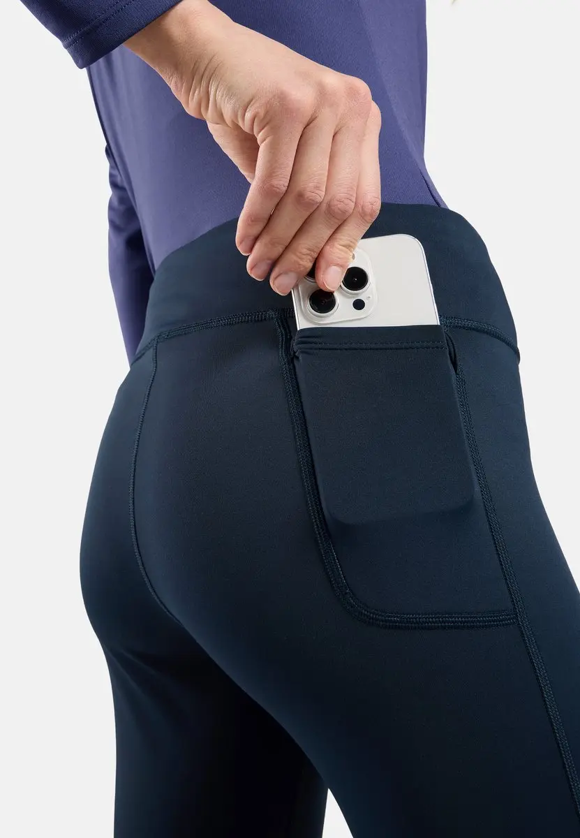ODLO Essential Warm Tights Heren L - Zwart - afbeelding 4 van 6