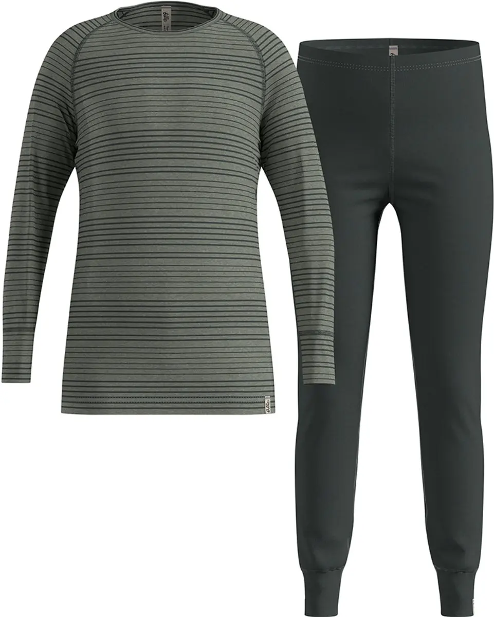 Odlo Long Active Warm Eco Basislaagbroek Groen 24 Months Jongens,Meisjes