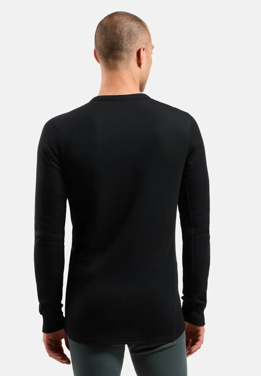 ODLO Active Warm Thermoshirt Heren - 2 Stuks - XL - Zwart/Army Groen