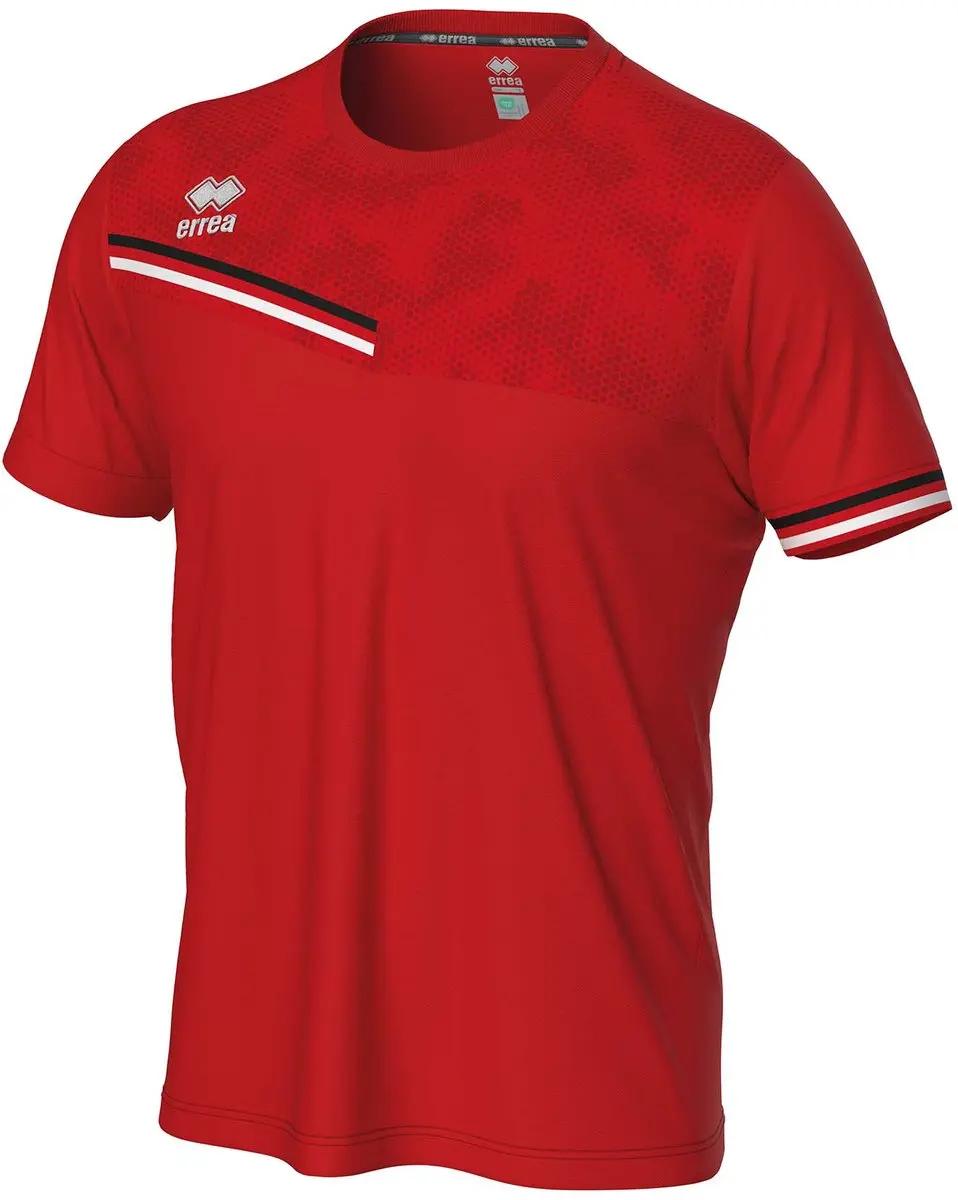 Errea Evan T-Shirt - Korte mouwen - Rood - S