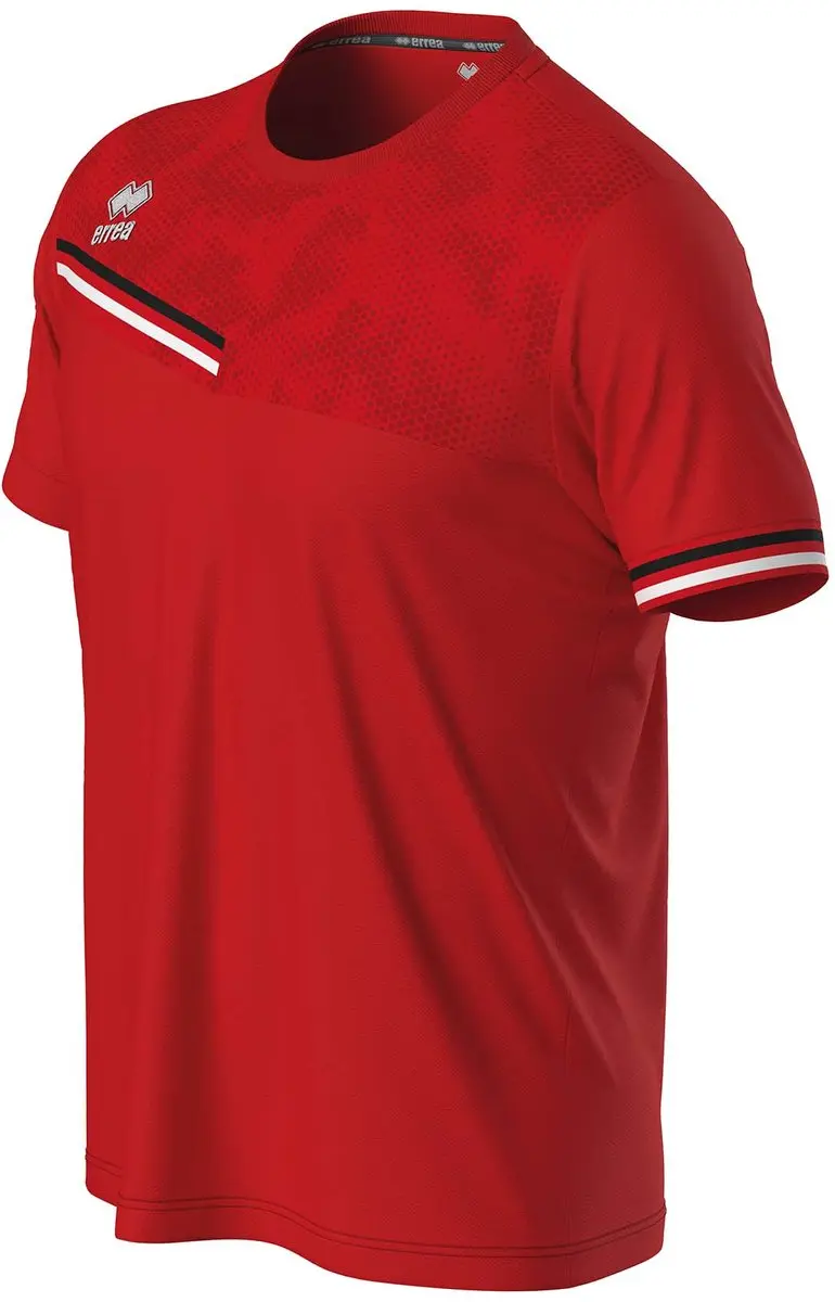 Errea Evan T-Shirt - Korte mouwen - Rood - S