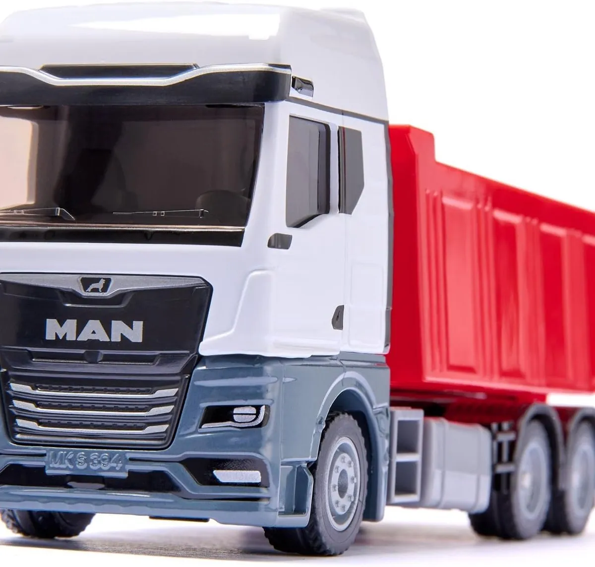 SIKU 3518 MAN Kiepwagen 1:50 - Metaal/Kunststof - Rood/Wit