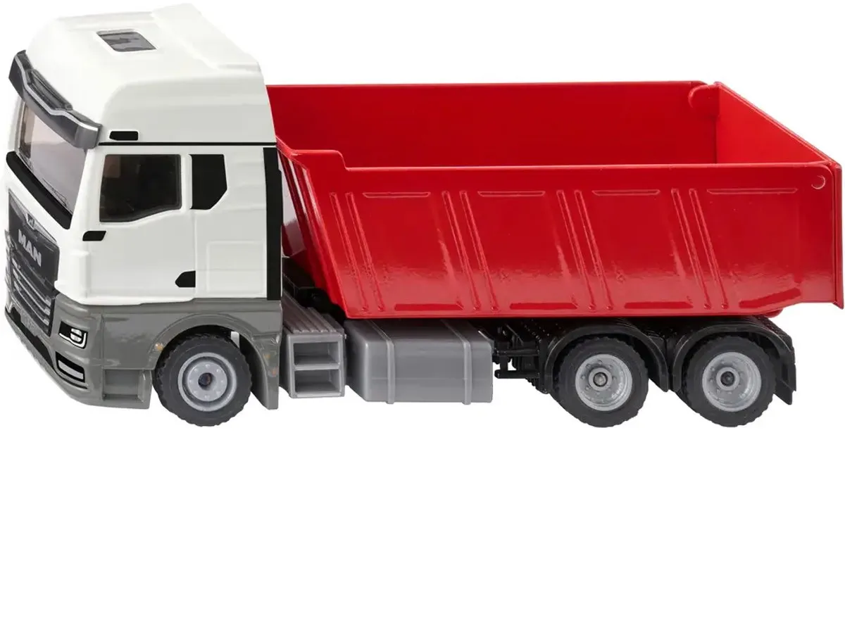 SIKU 3518 MAN Kiepwagen 1:50 - Metaal/Kunststof - Rood/Wit