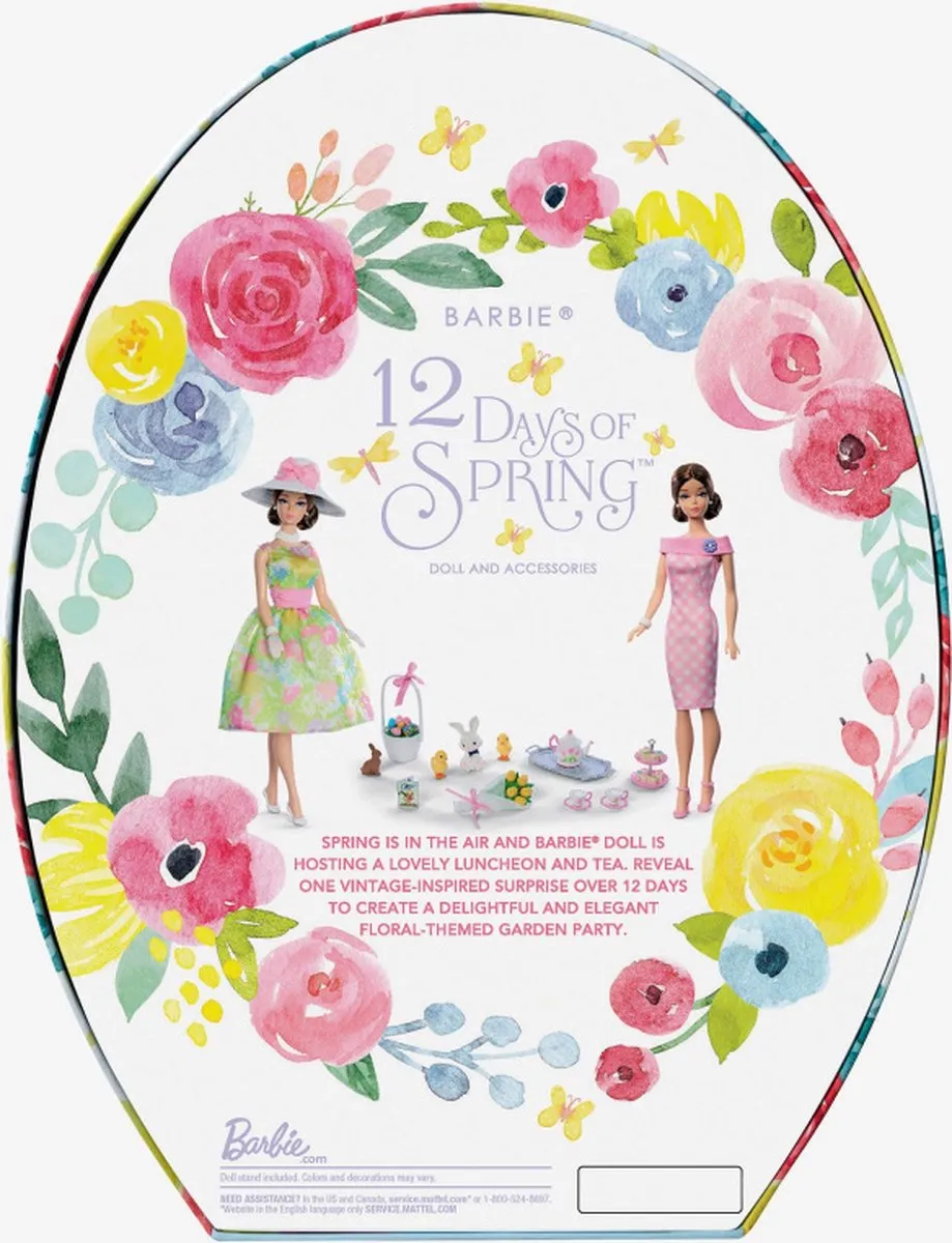 Barbie 12 Days of Spring Pop & Accessoires - Multi