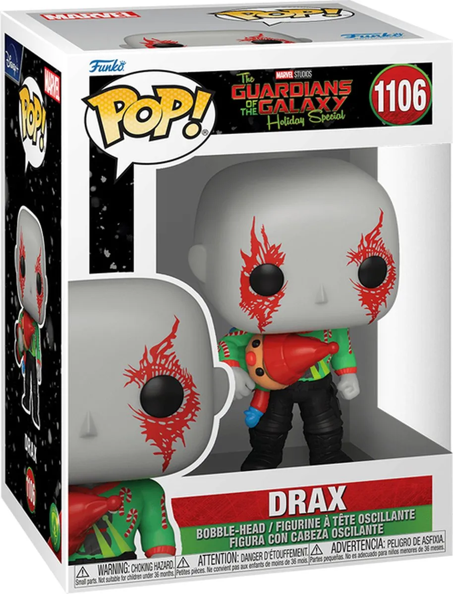 Funko Pop! Guardians of the Galaxy Holiday Special Drax - Multicolor