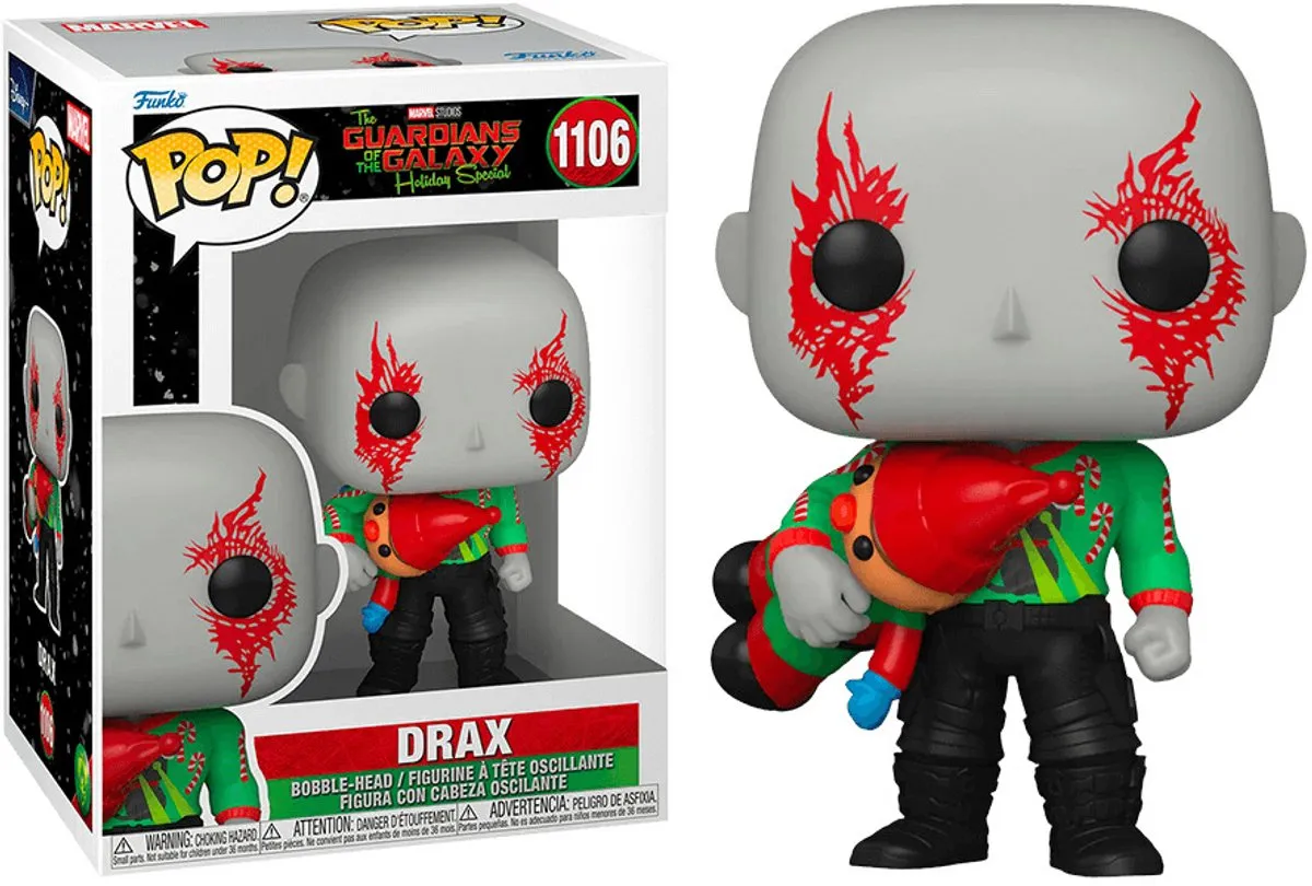 Funko Pop! Guardians of the Galaxy Holiday Special Drax - Multicolor