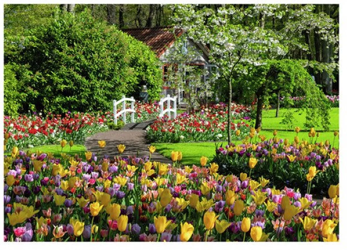 Ravensburger Keukenhof Gardens Legpuzzel 1000 Stuks - Multicolor