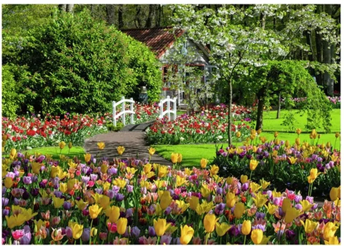 Ravensburger Keukenhof Gardens Legpuzzel 1000 Stuks - Multicolor