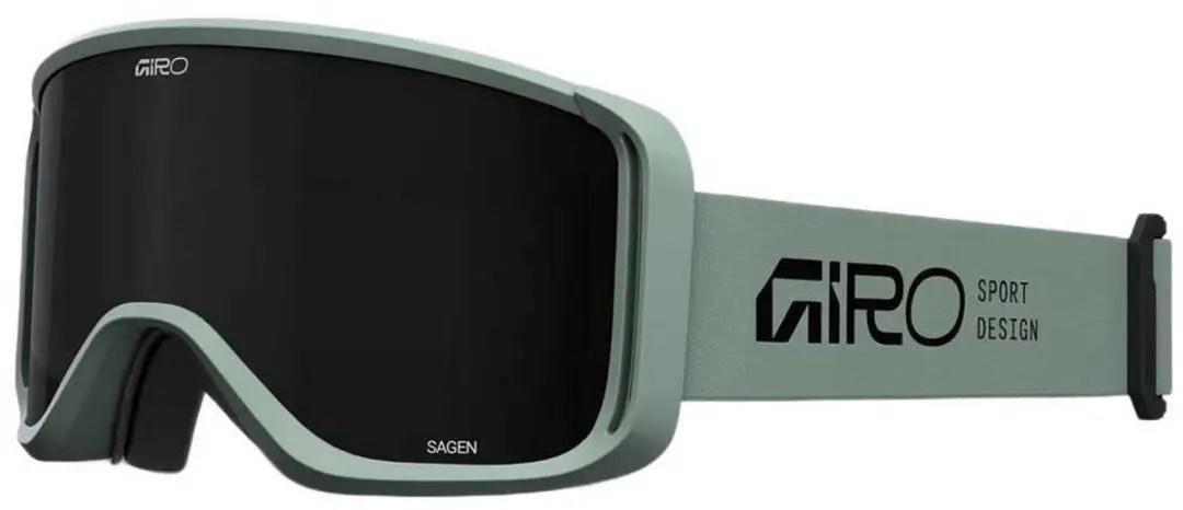 Giro Sagen Stacked Skibril Voor Dames Groen Ultra Black/CAT3+Yellow/CAT1 Vrouw