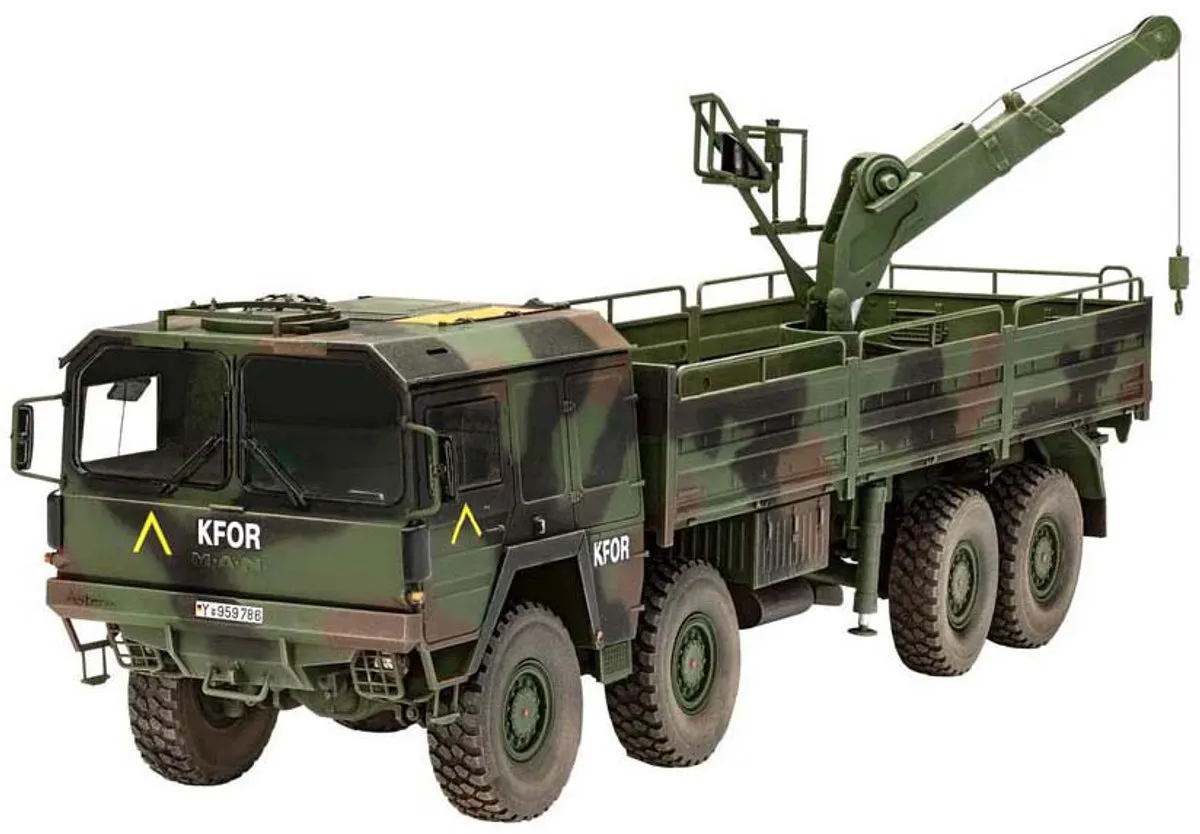 Revell MAN Kat1 10t Milgl 8x8 Truck Modelbouwpakket 1:35 - Multi
