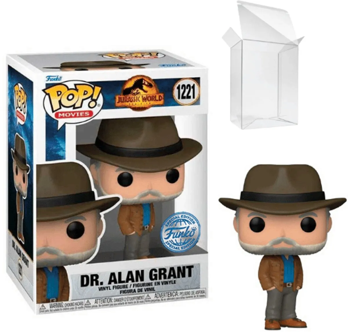 Funko Pop! Jurassic World Dr. Alan Grant Exclusive 1221 - Multi - afbeelding 3 van 3