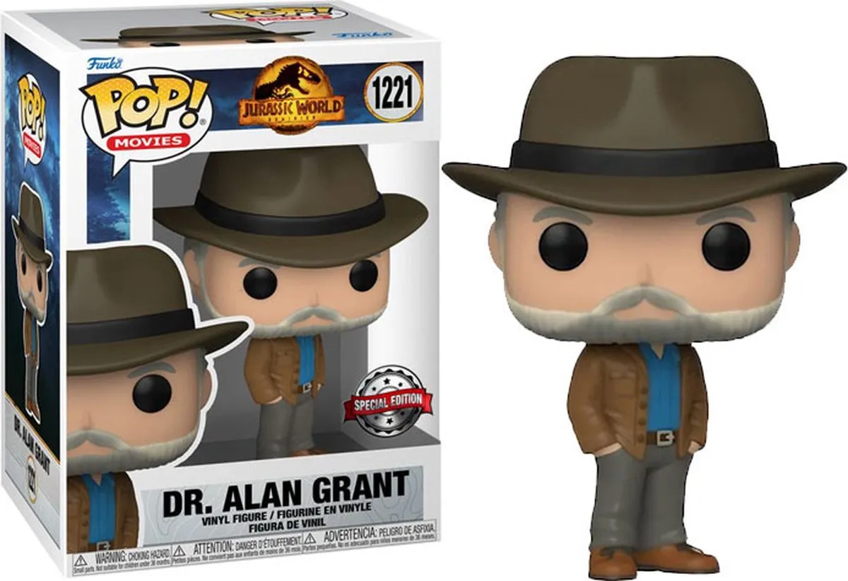 Funko Pop! Jurassic World Dr. Alan Grant Exclusive 1221