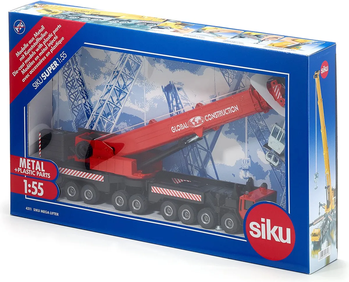 SIKU 4311 Mega Lifter Kraan - Rood