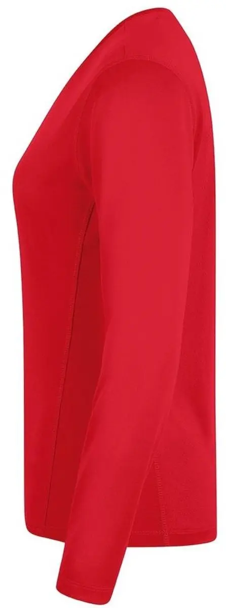 JAKO Shirt Run 2.0 Longsleeve Dames - Maat 38 - Rood