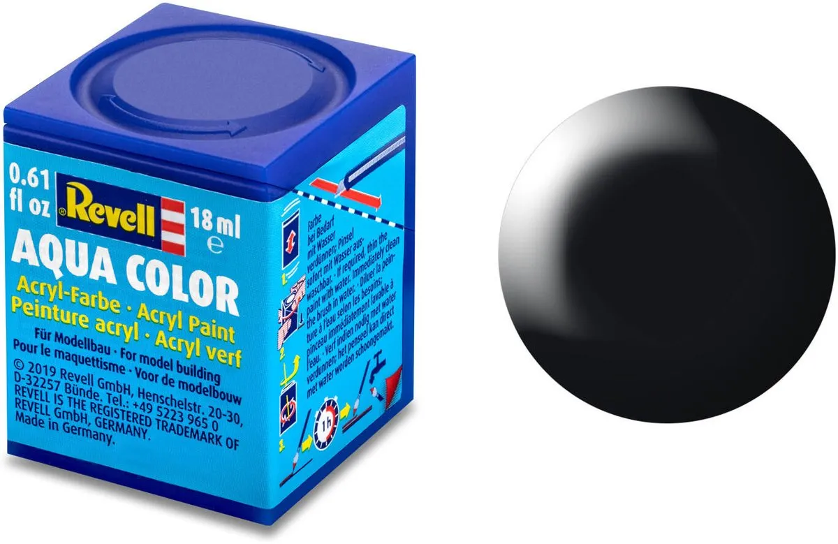 Revell Hobbyverf Acryl Zwart #302