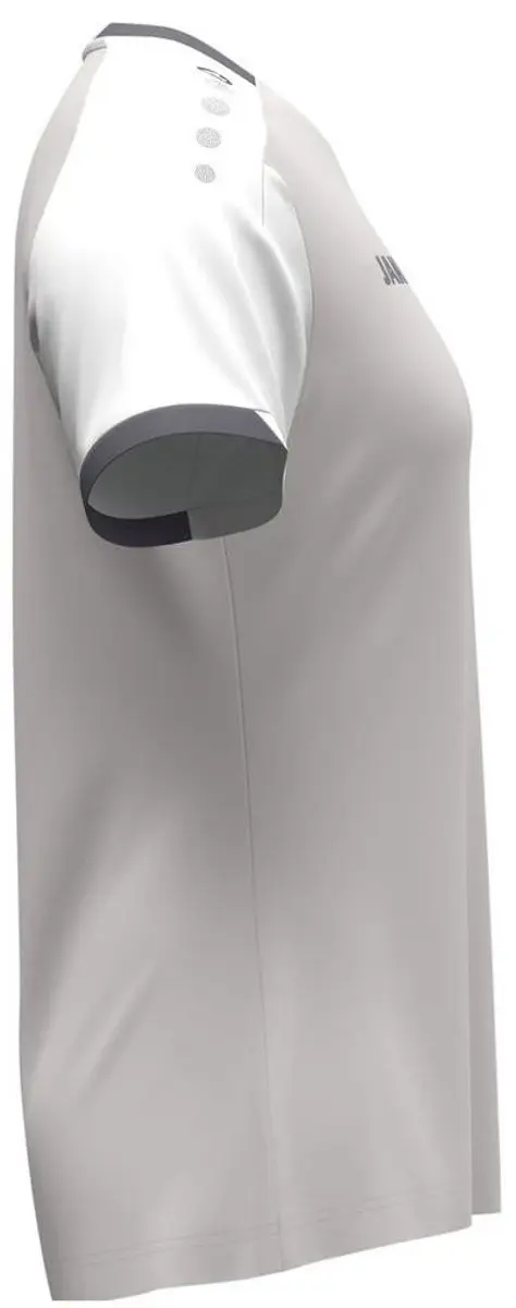Jako Dynamic T-Shirt Dames XL - Lichtgrijs/Wit/Grijs