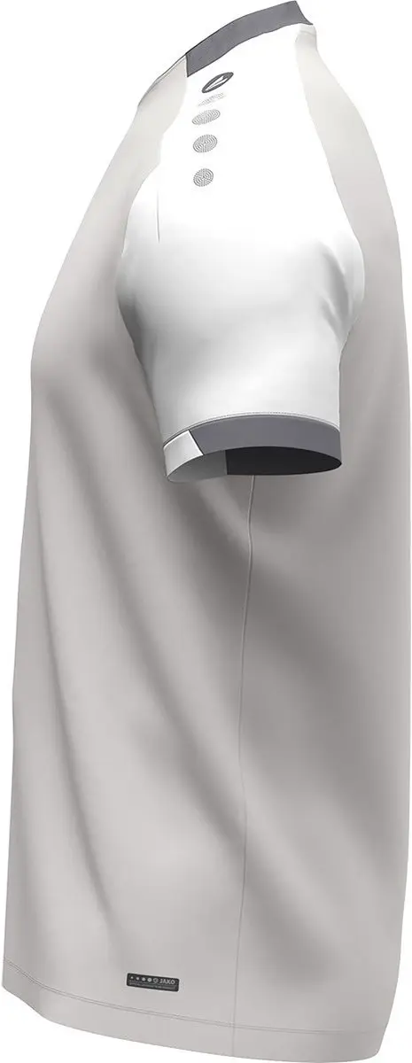 Jako Dynamic T-Shirt Dames XL - Lichtgrijs/Wit/Grijs