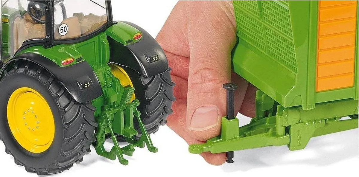 SIKU 3282 John Deere 6210R Tractor 1:32 - Metaal/Kunststof - Groen