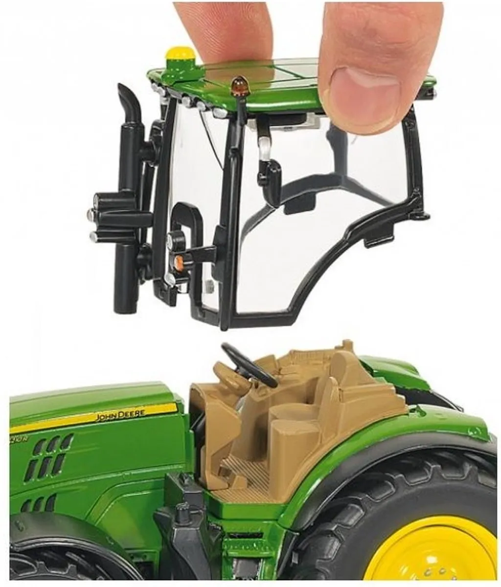 SIKU 3282 John Deere 6210R Tractor 1:32 - Metaal/Kunststof - Groen - afbeelding 6 van 6