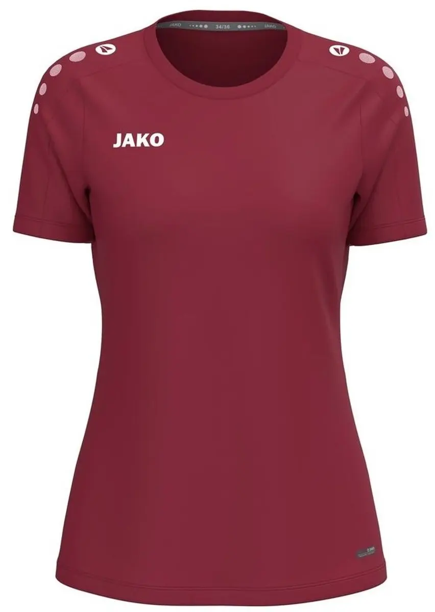 JAKO One T-Shirt Dames - Bordeaux - Maat 46/48