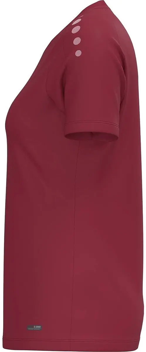 JAKO One T-Shirt Dames - Bordeaux - Maat 46/48