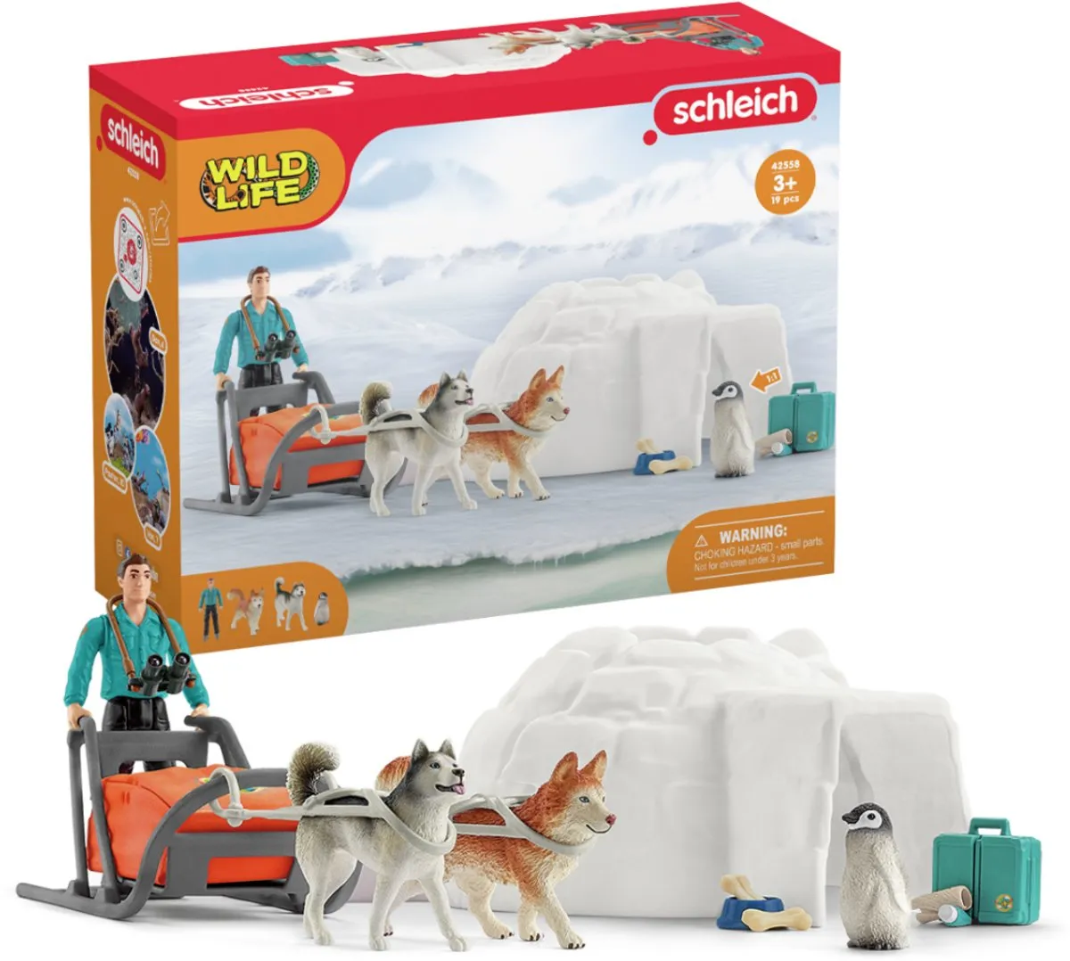 Schleich WILD LIFE Antarctic Expedition Speelfigurenset 42624 - Multikleuren - afbeelding 6 van 6