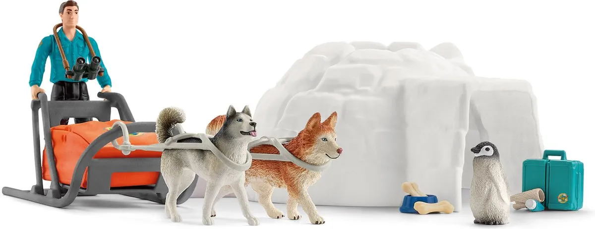 Schleich WILD LIFE Antarctic Expedition Speelfigurenset 42624 - Multikleuren