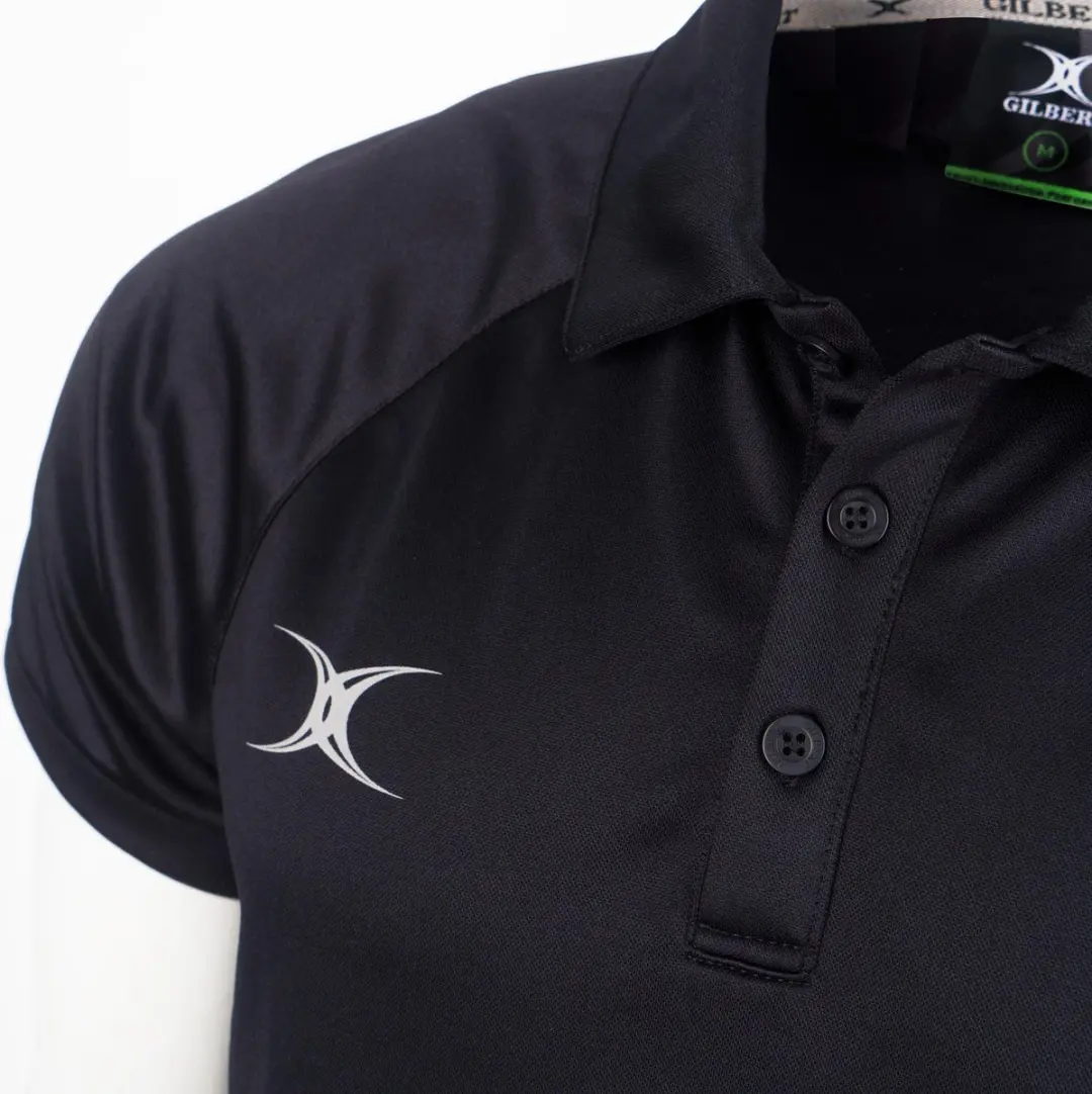 Gilbert Evo S/S Polo Shirt - Extra Large - Zwart - afbeelding 2 van 3