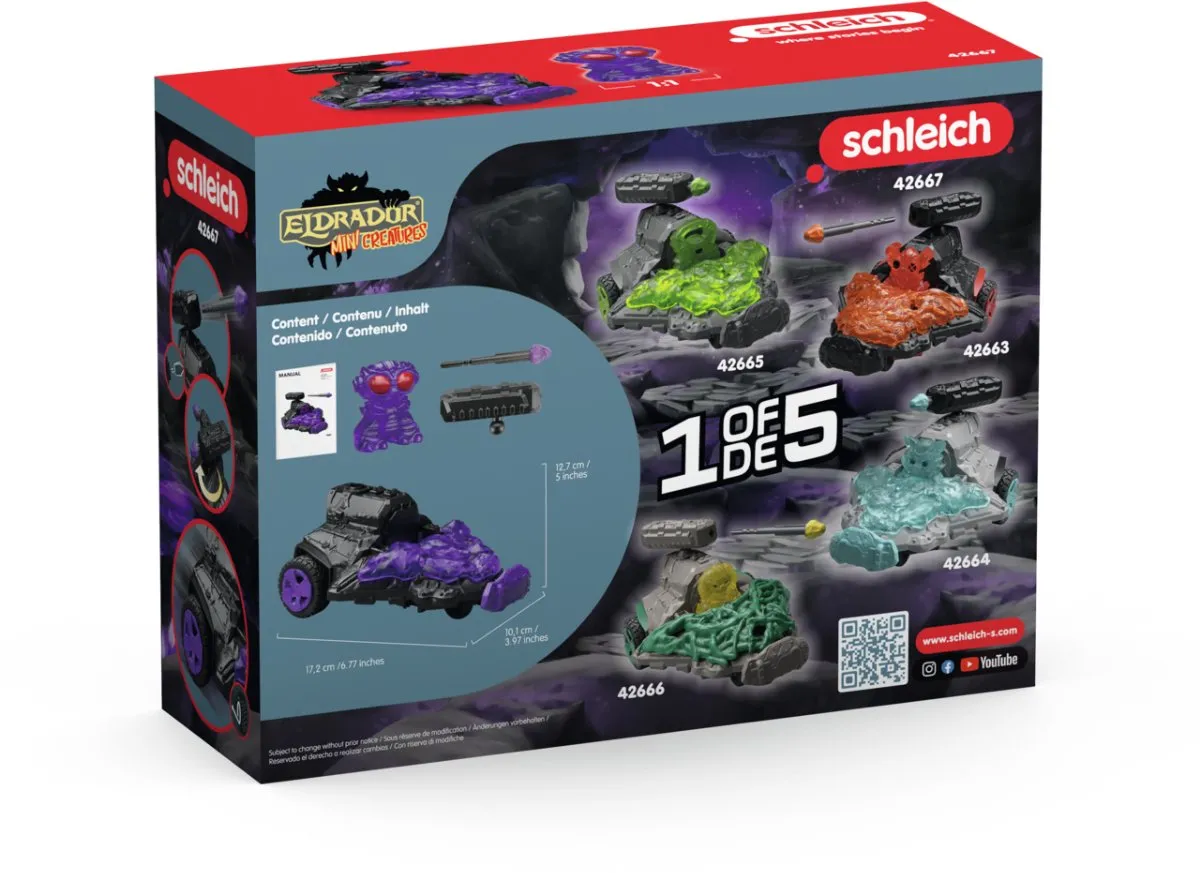 Schleich Eldrador Creature 42667 Schaduw Straalvoertuig - Multikleur