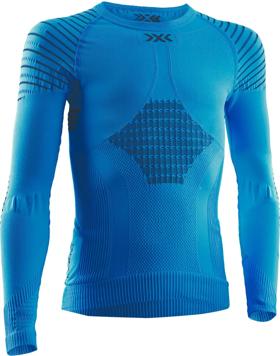 X-Bionic Invent 4.0 Shirt Lange Mouw - Tealblauw/Anthraciet