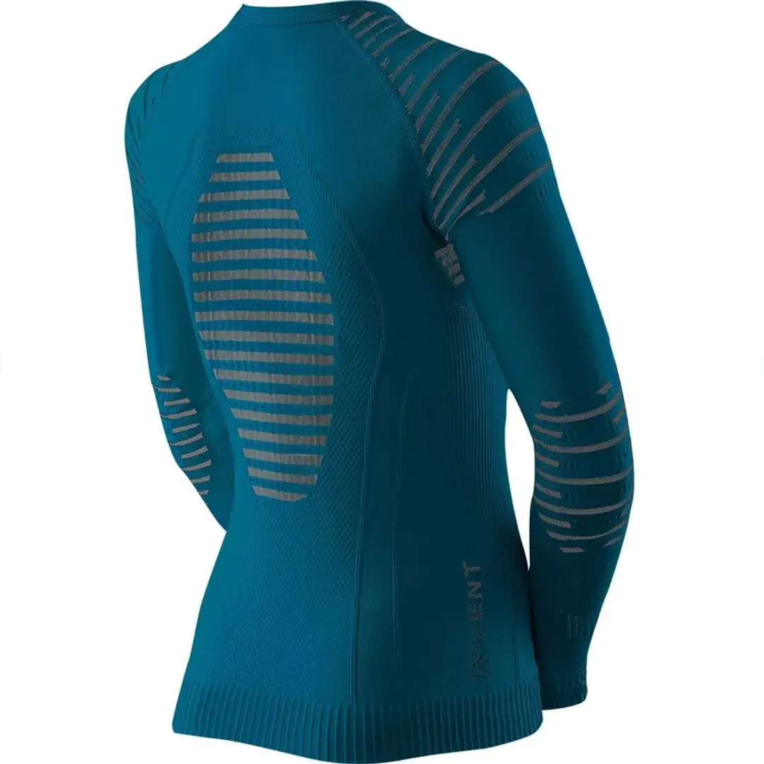 X-Bionic Invent 4.0 Shirt Lange Mouw - Tealblauw/Anthraciet