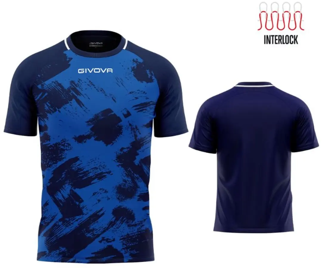 Givova Art Interlock Sportset XS - Koningsblauw
