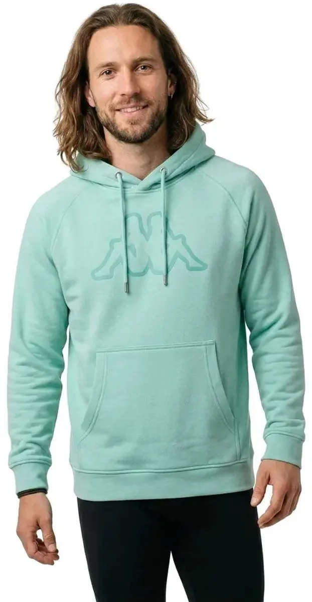 Kappa Zaiver Logo Hoodie - Groen - S