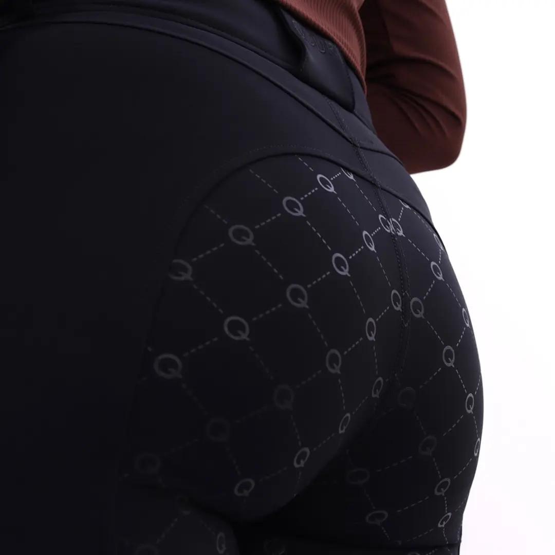 QUUR Qmabel Full Grip Paardrijbroek 38 - Zwart