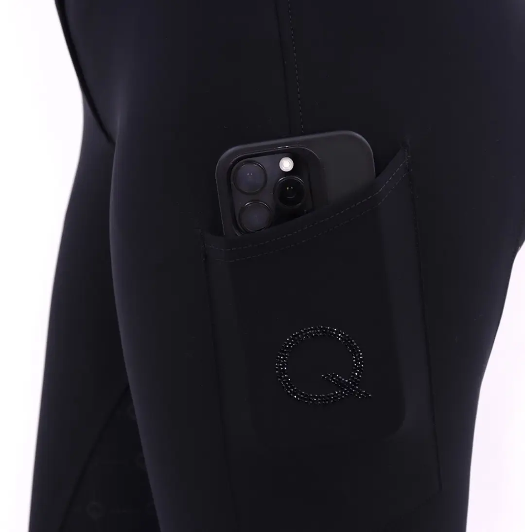 QUUR Qmabel Full Grip Paardrijbroek 38 - Zwart - afbeelding 6 van 6
