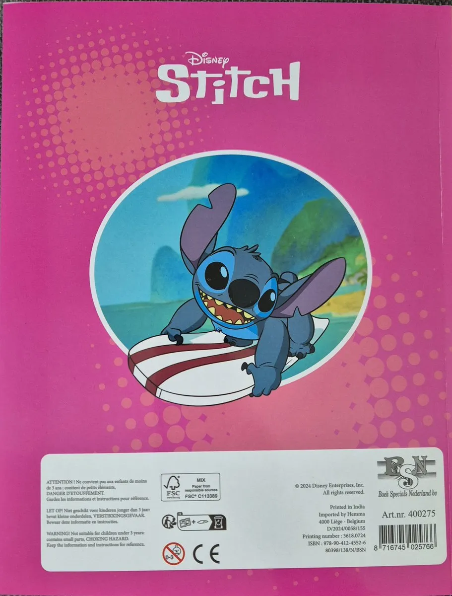 Disney Stitch Megastar Kleurboek met Stickers