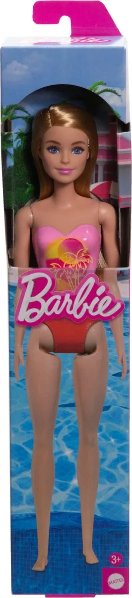 Barbie Modepop 28cm Beach - Summer Vibes - Meerkleurig