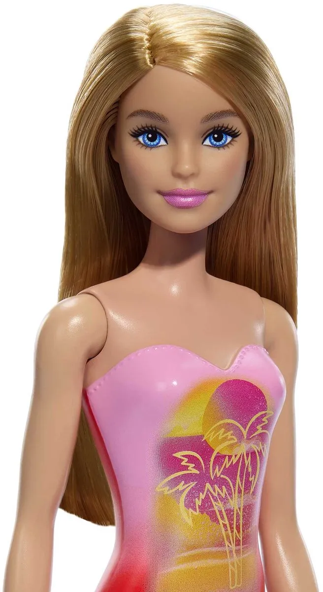 Barbie Modepop 28cm Beach - Summer Vibes - Meerkleurig