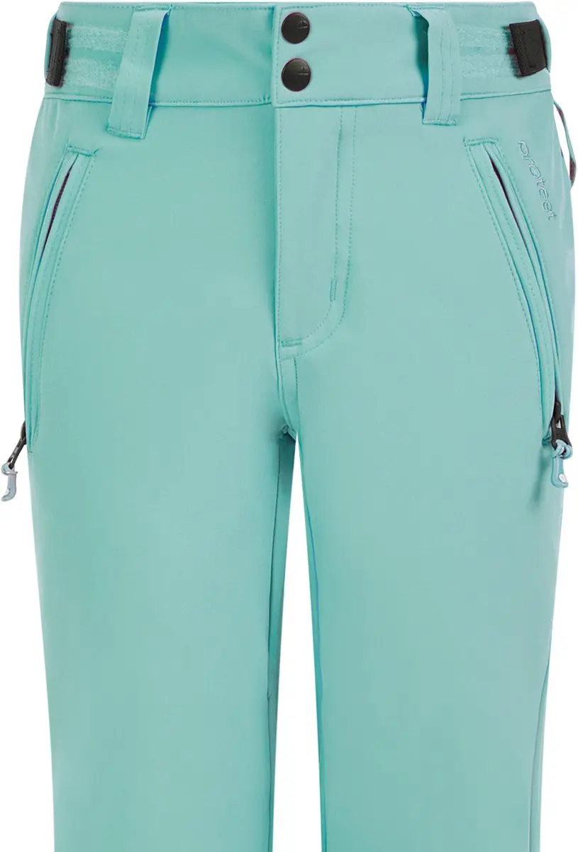 Protest Relole Skibroek Meisjes 140 - Softshell - Waterkolom 10K - Glacial Blue - afbeelding 3 van 6