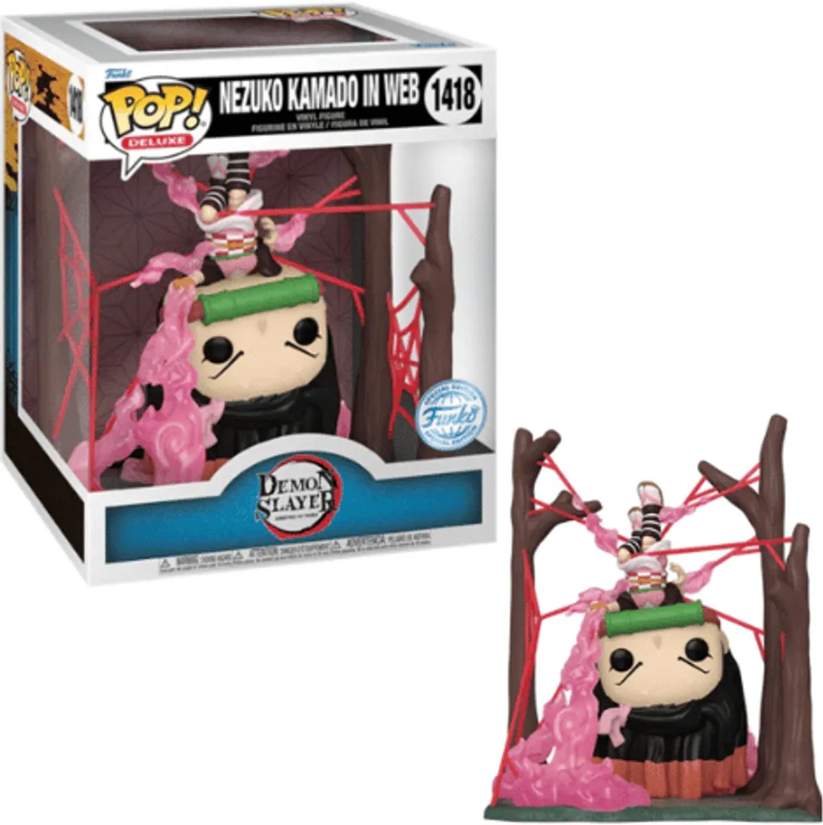 Funko Pop! Demon Slayer Nezuko Web #1418 - Multicolor