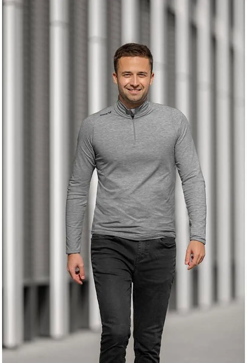 Erima Longsleeve Dames 40 - Grijs Melange
