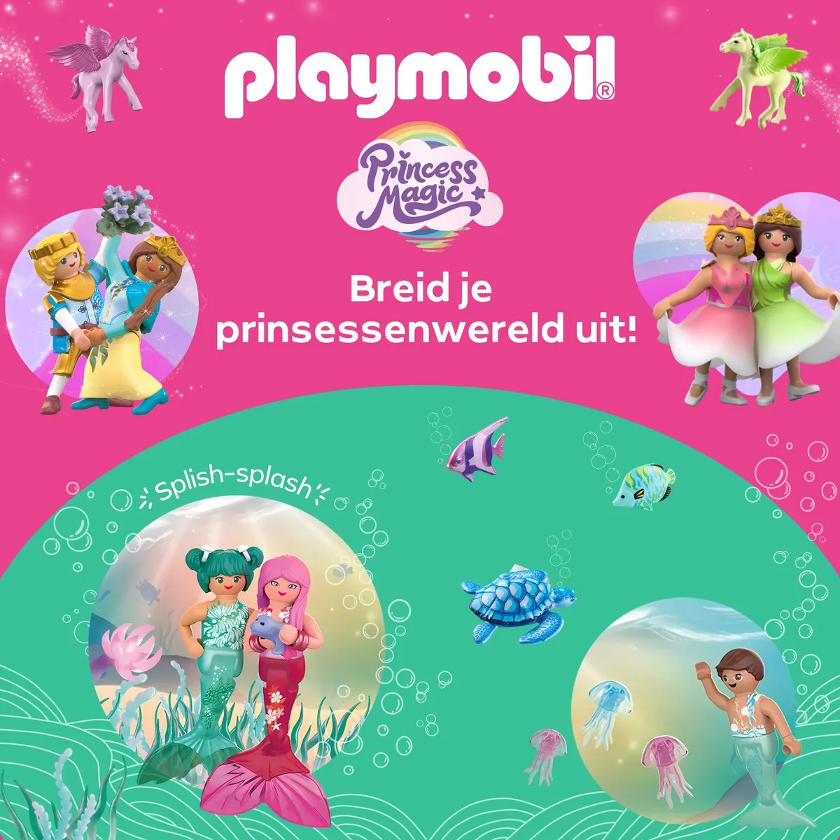 Playmobil Princess Drie Prinsessen 72055 - 3 Figuren - Multicolor - afbeelding 6 van 6